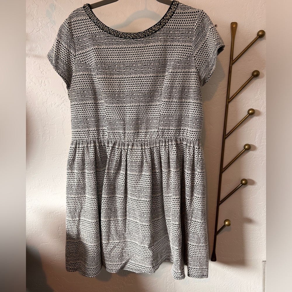 Black & White Geometric Dress